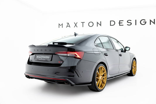 Maxton Design Splitter Laterali Post. V.1 - Skoda Octavia RS Mk4 Facelift