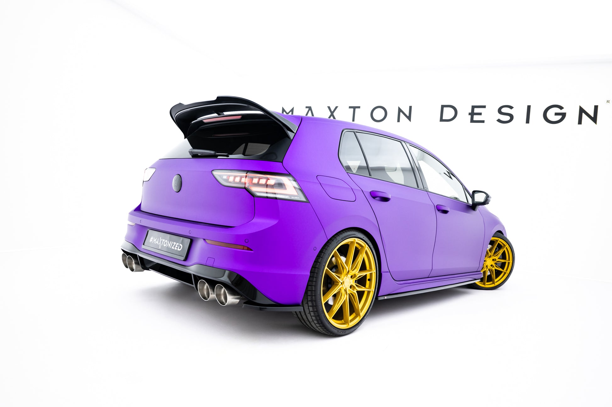 Maxton Design Splitter Laterali Post. V.1 - Volkswagen Golf R Mk8 - img 2