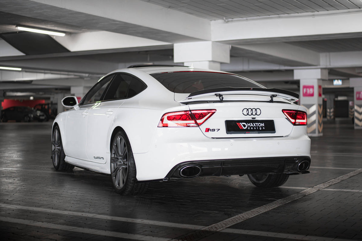 Maxton Design Splitter Laterali Post. V.2 - Audi A7 C7 FL