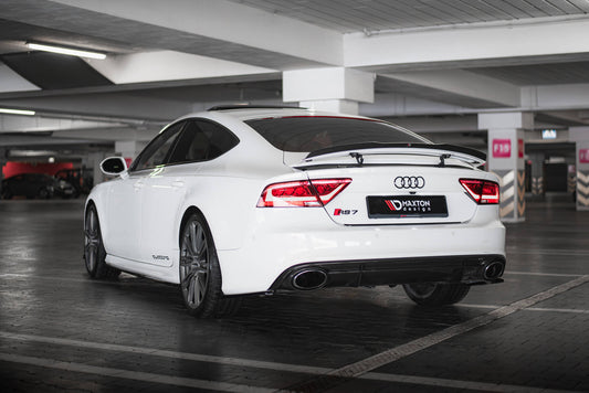Maxton Design Splitter Laterali Post. V.2 - Audi A7 C7 FL