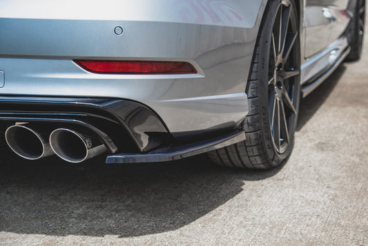 Maxton Design Splitter Laterali Post. V.2 - Audi A3 8V FL