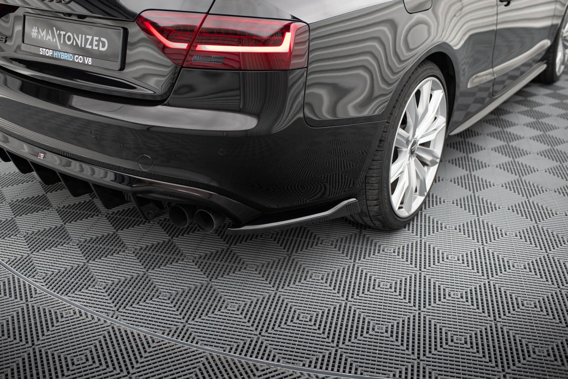 Maxton Design Splitter Laterali Post. V.2 - Audi A5 8T
