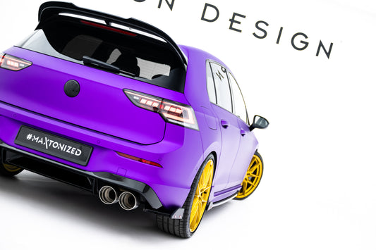 Maxton Design Splitter Laterali Post. V.2 - Volkswagen Golf R Mk8