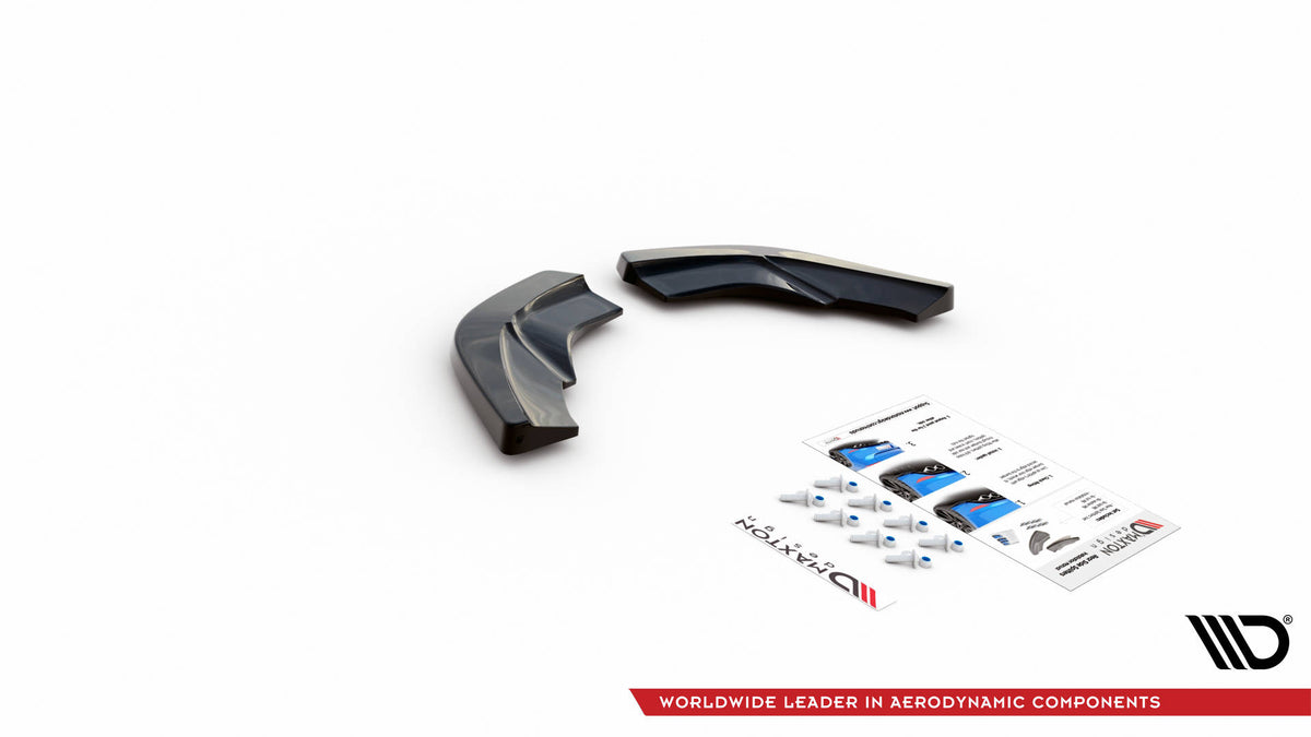 Maxton Design Splitter Laterali Post. V.2 - Mercedes A Klasa Standard - img 5