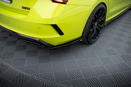 Maxton Design Splitter Laterali Post. V.2 - Skoda Octavia RS Mk4