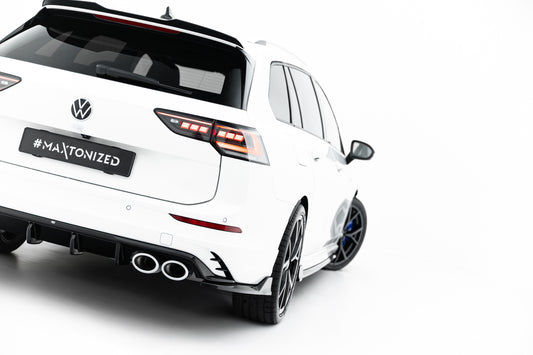 Maxton Design Splitter Laterali Post. V.2 - Volkswagen Golf R Mk8