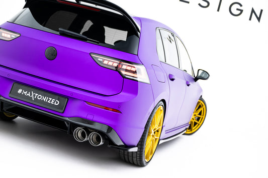 Maxton Design Splitter Laterali Post. V.2 - Volkswagen Golf R Mk8