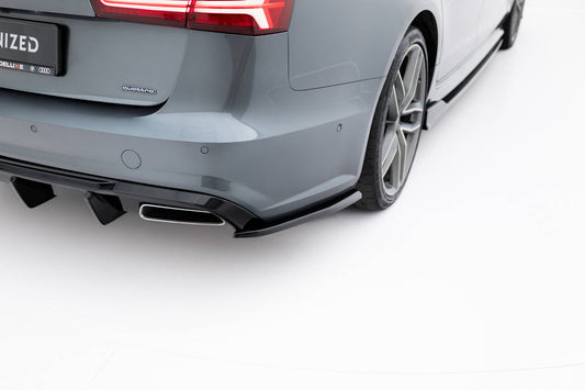 Maxton Design Splitter Laterali Post. V.3 - Audi A6 C7 FL