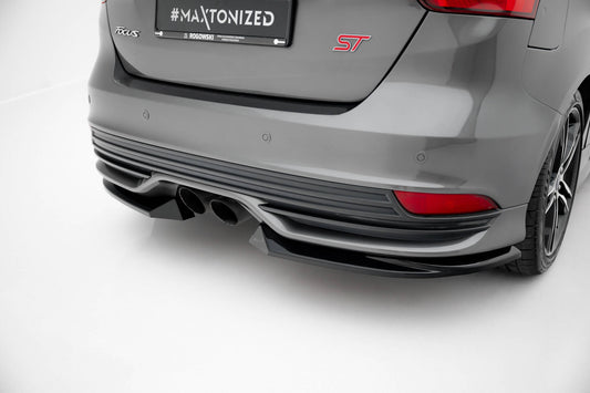 Maxton Design Splitter Laterali Post. V.3 - Ford Focus ST Mk3 Facelift