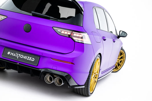Maxton Design Splitter Laterali Post. V.3 - Volkswagen Golf R Mk8