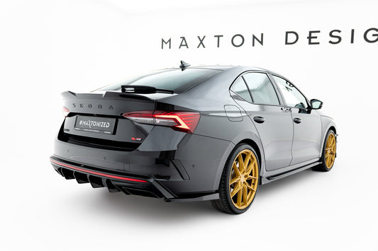 Maxton Design Splitter Laterali Post. V.4 - Skoda Octavia RS Mk4 Facelift