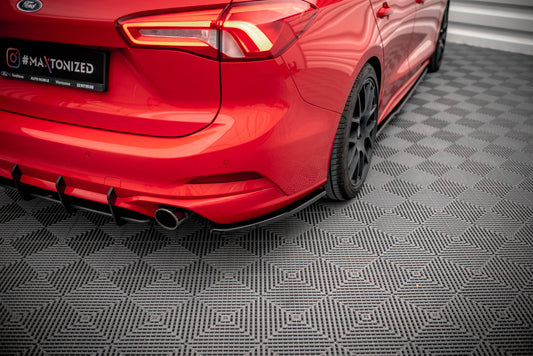 Maxton Design Splitter Laterali Post. V.5 - Ford Focus Mk4