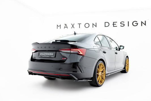 Maxton Design Splitter Laterali Post. V.5 - Skoda Octavia RS Mk4 Facelift
