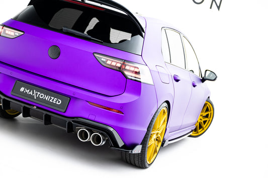 Maxton Design Splitter Laterali Post. V.6 - Volkswagen Golf R Mk8