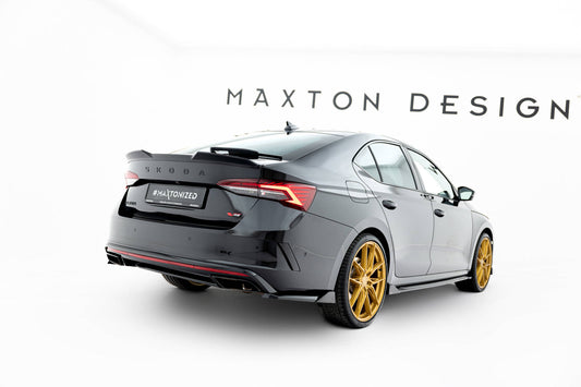 Maxton Design Splitter Laterali Post. V.6 - Skoda Octavia RS Mk4 Facelift