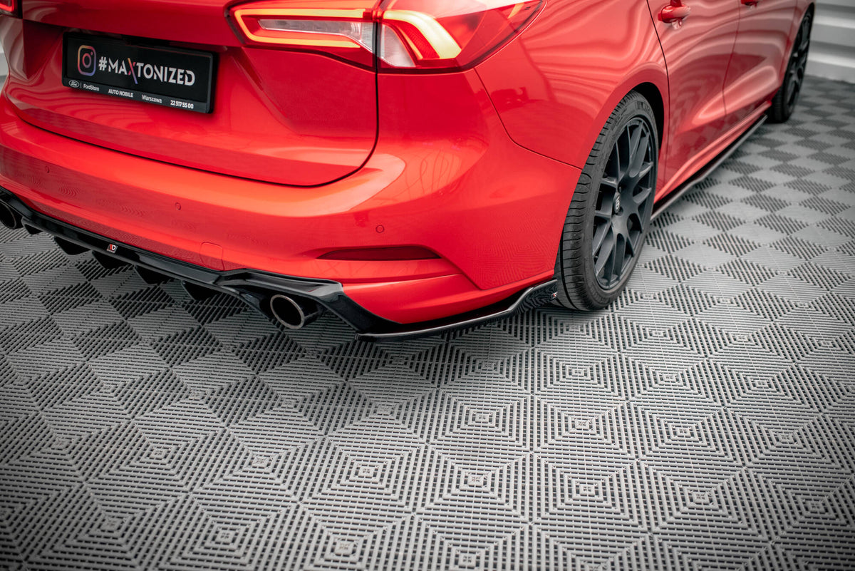 Maxton Design Splitter Laterali Post. V.8 - Ford Focus Mk4