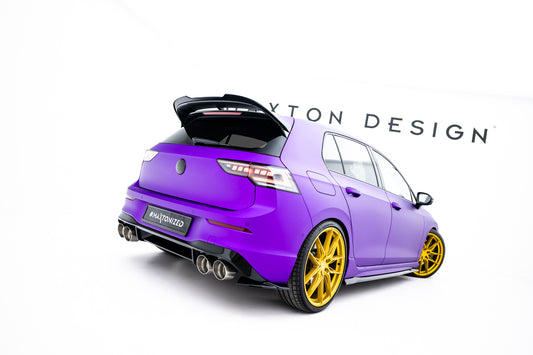Maxton Design Splitter Laterali Post. V.8 - Volkswagen Golf R Mk8