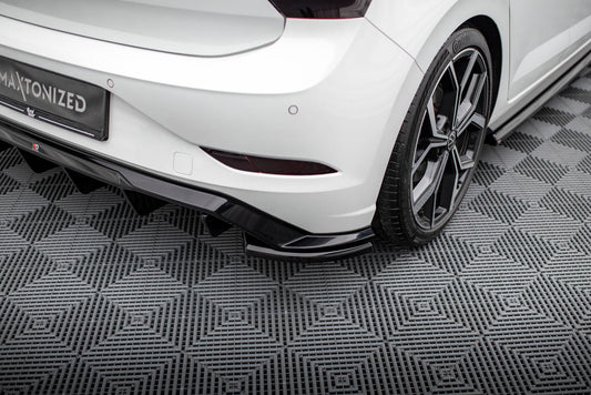 Maxton Design Splitter Laterali Post. - Volkswagen Polo GTI Mk6 Facelift
