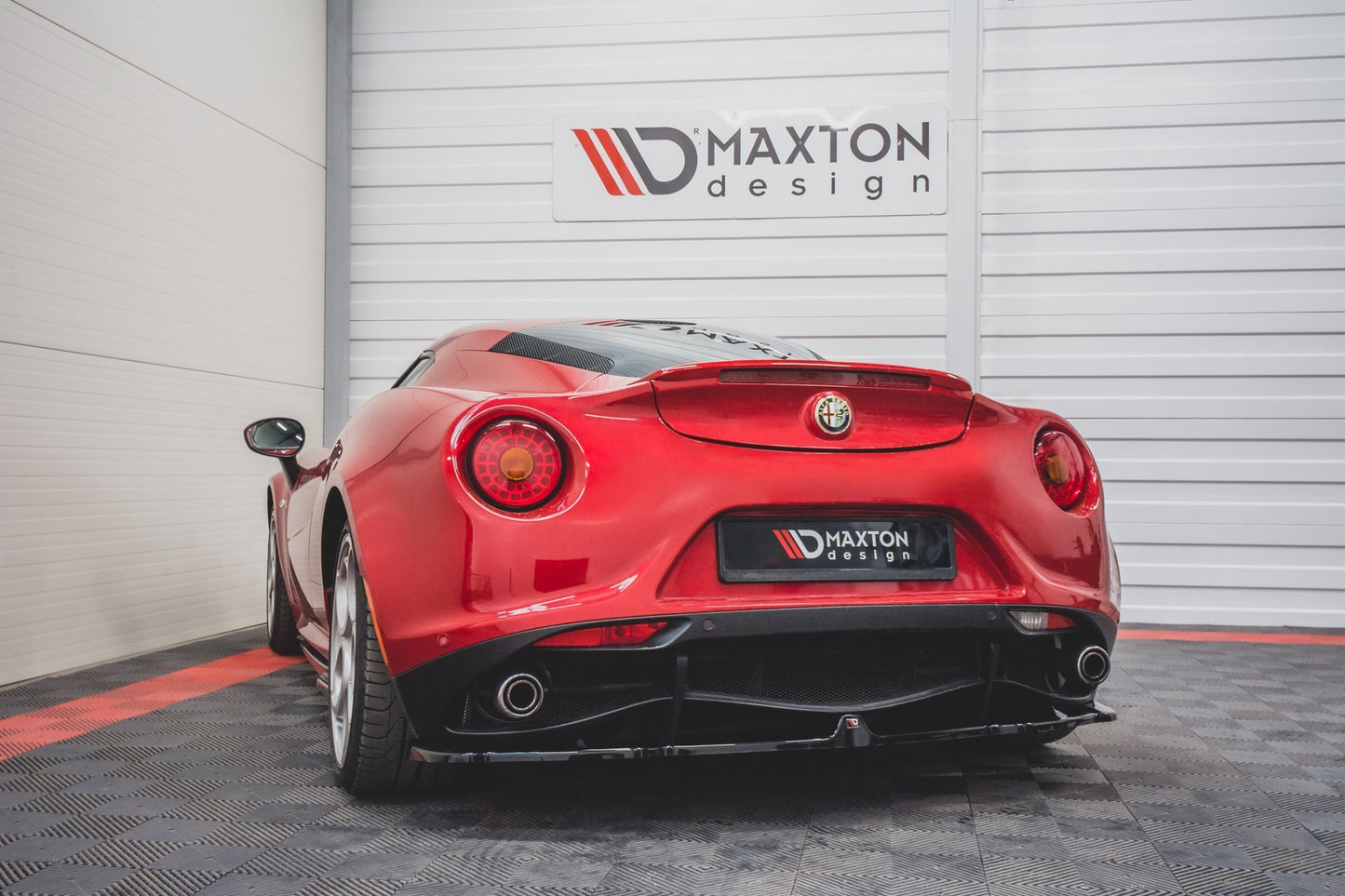 Maxton Design Splitter Post. - Alfa Romeo 4C
