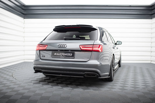 Maxton Design Splitter Post. - Audi A6 C7 FL