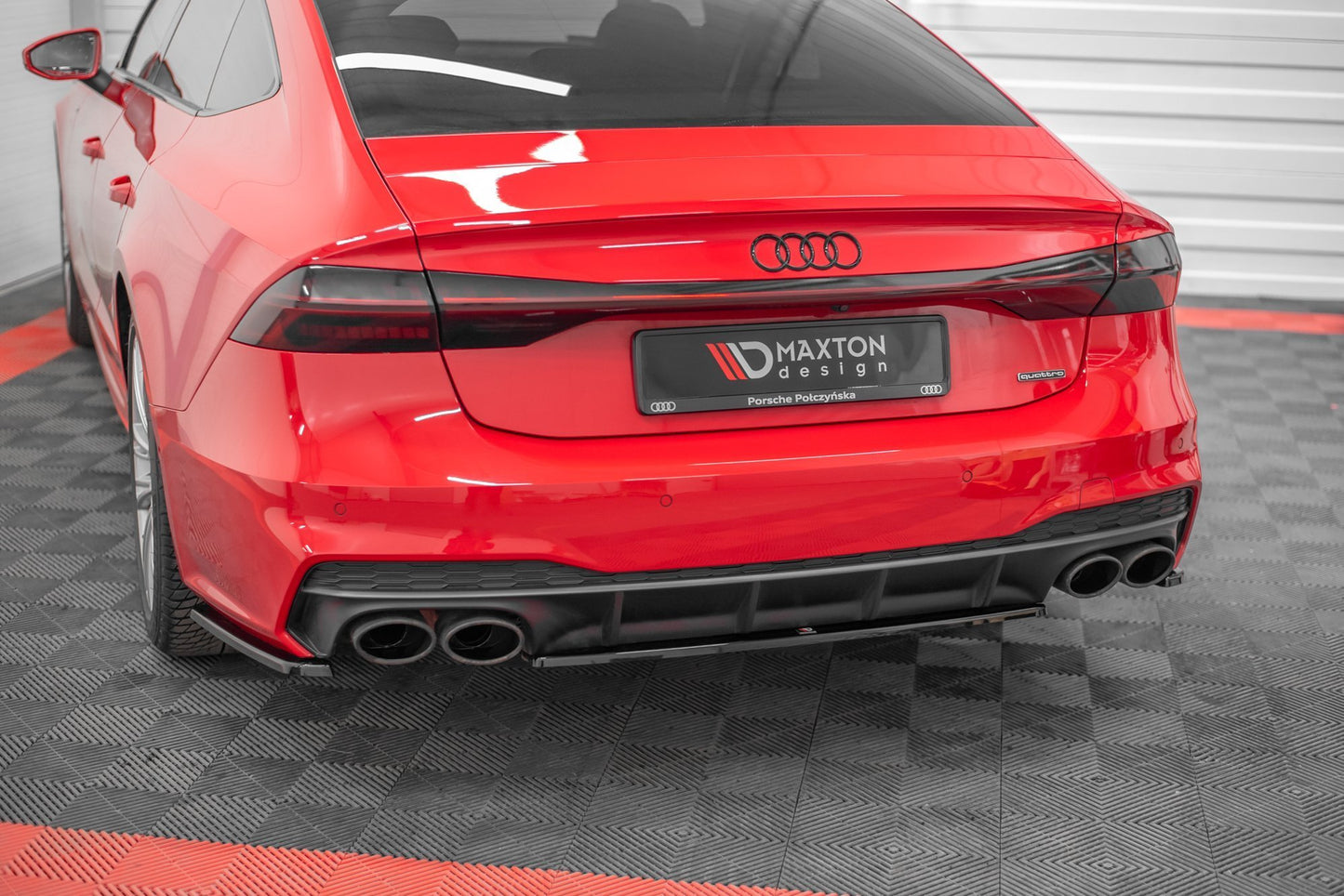 Maxton Design Splitter Post. - Audi A7