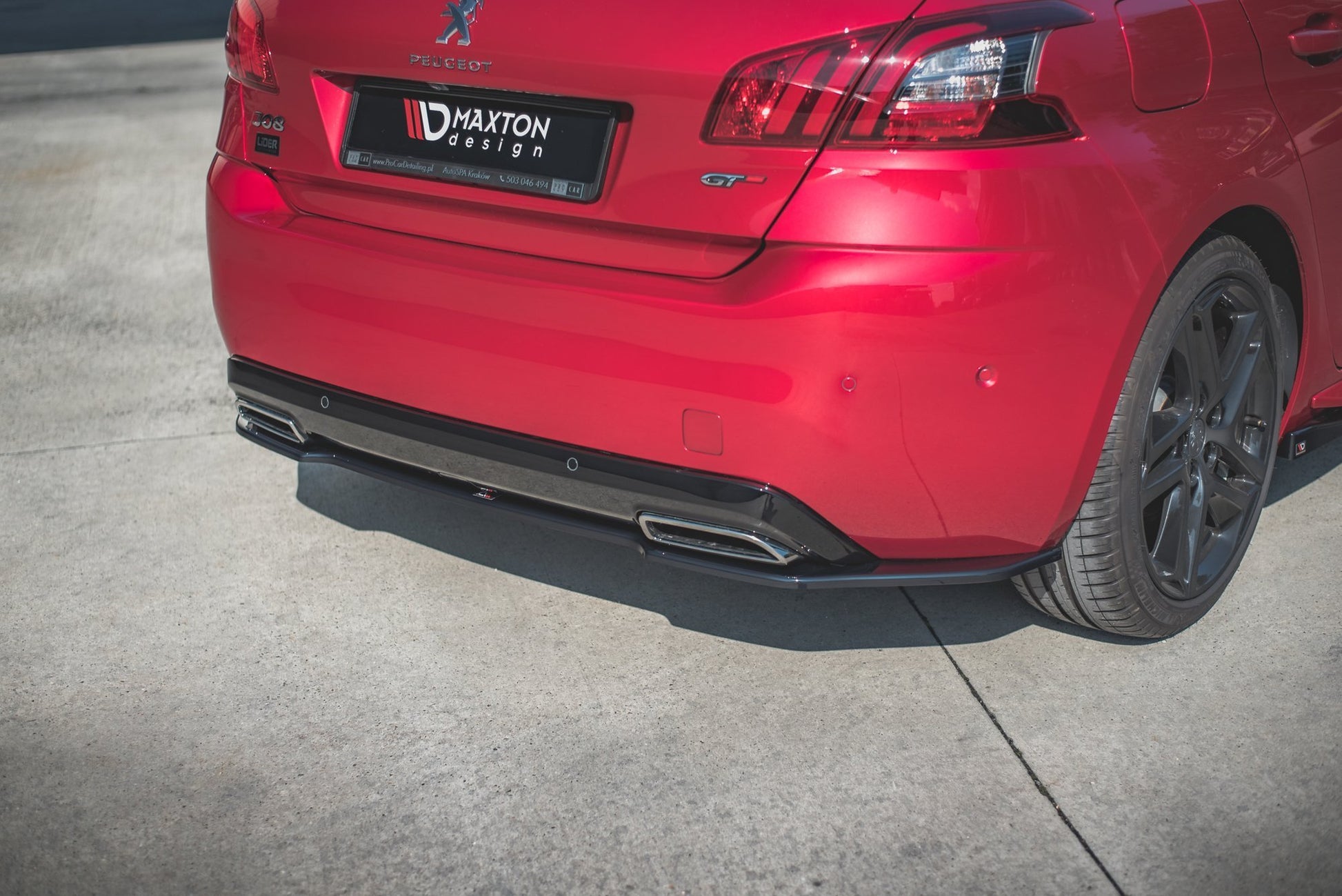 Maxton Design Splitter Post. - Peugeot 308 Mk 2 GT - img 3