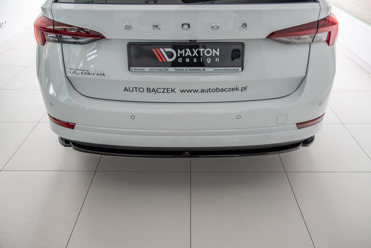 Maxton Design Splitter Post. - Skoda Octavia Mk4