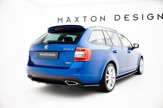 Maxton Design Splitter Post. - Skoda Octavia RS Facelift Mk3
