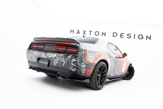 Maxton Design Splitter Post. - Dodge Challenger Mk3 RT Facelift