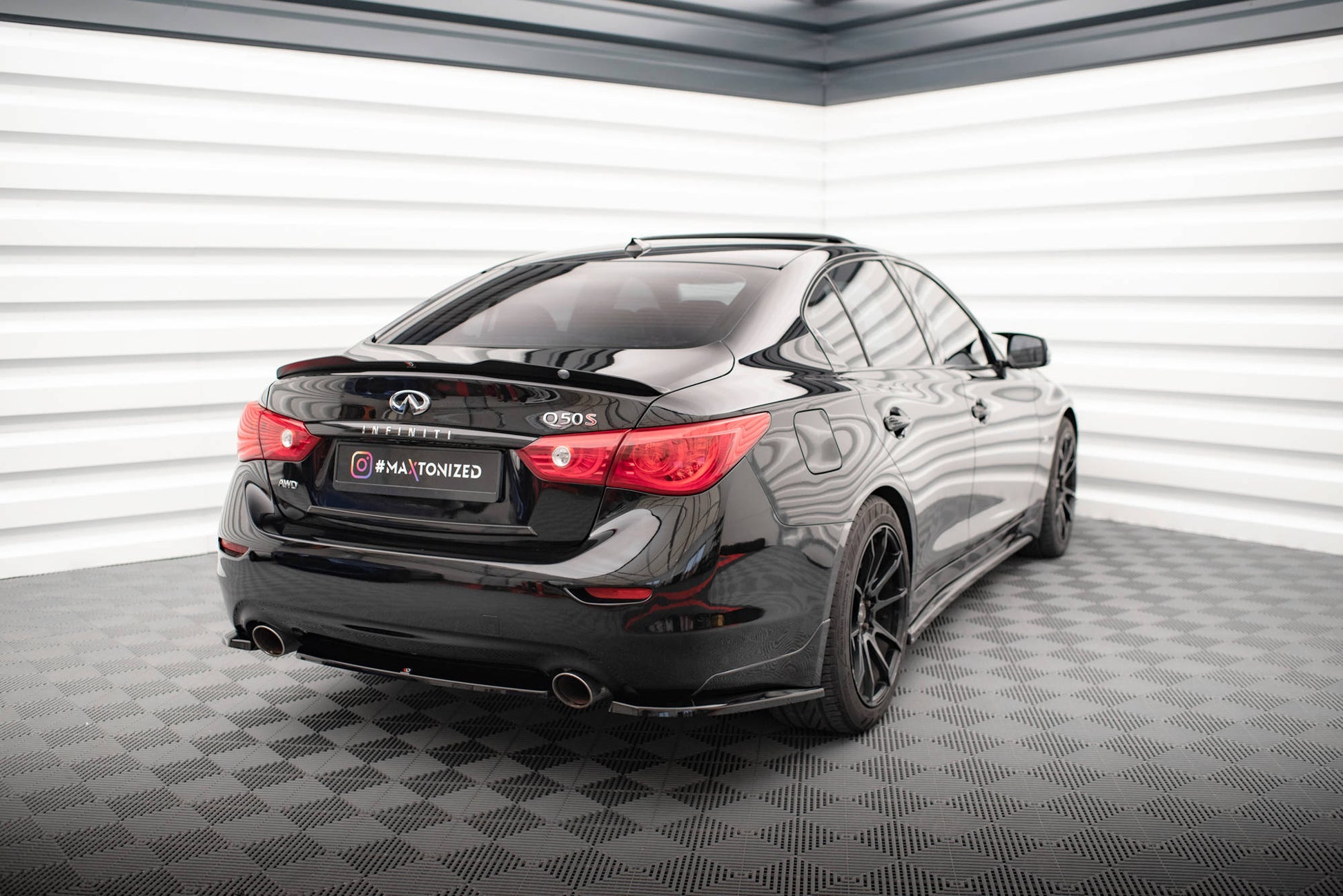 Maxton Design Splitter Post. - Infiniti Q50 Mk1 - img 2