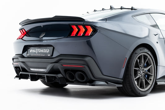 Maxton Design Splitter Post. - Ford Mustang Dark Horse