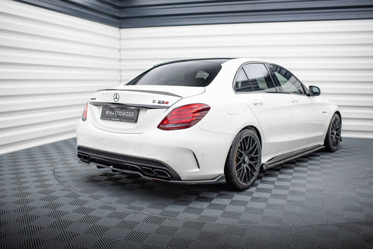 Maxton Design Splitter Post. - Mercedes C Klasa C63 AMG