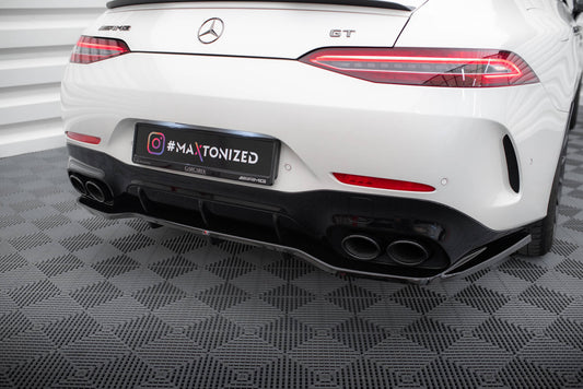 Maxton Design Splitter Post. V8 - Mercedes AMG GT 4 -Door Coupe V8 Styling Package