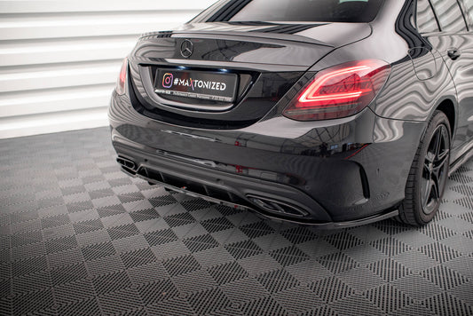 Maxton Design Splitter Post. - Mercedes C Klasa Sedan