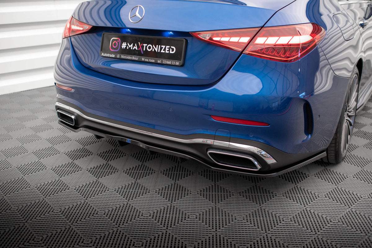 Maxton Design Splitter Post. - Mercedes C Klasa AMG-Line