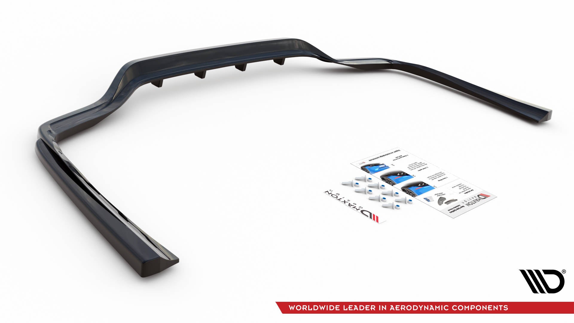 Maxton Design Splitter Post. - Mercedes C Klasa Standard - img 4