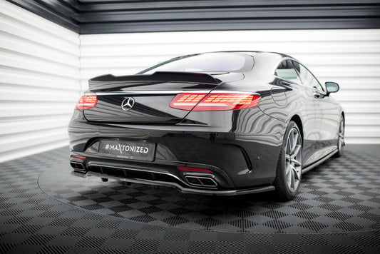 Maxton Design Splitter Post. - Mercedes S Coupe