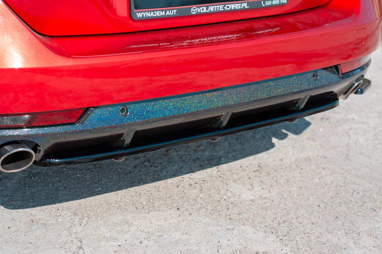 Maxton Design Splitter Post. - Peugeot 508