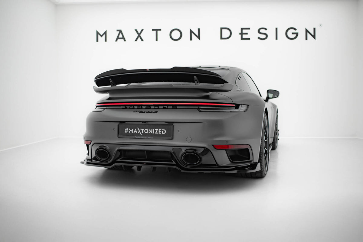 Maxton Design Splitter Post. - Porsche 911 Turbo S Sport Package
