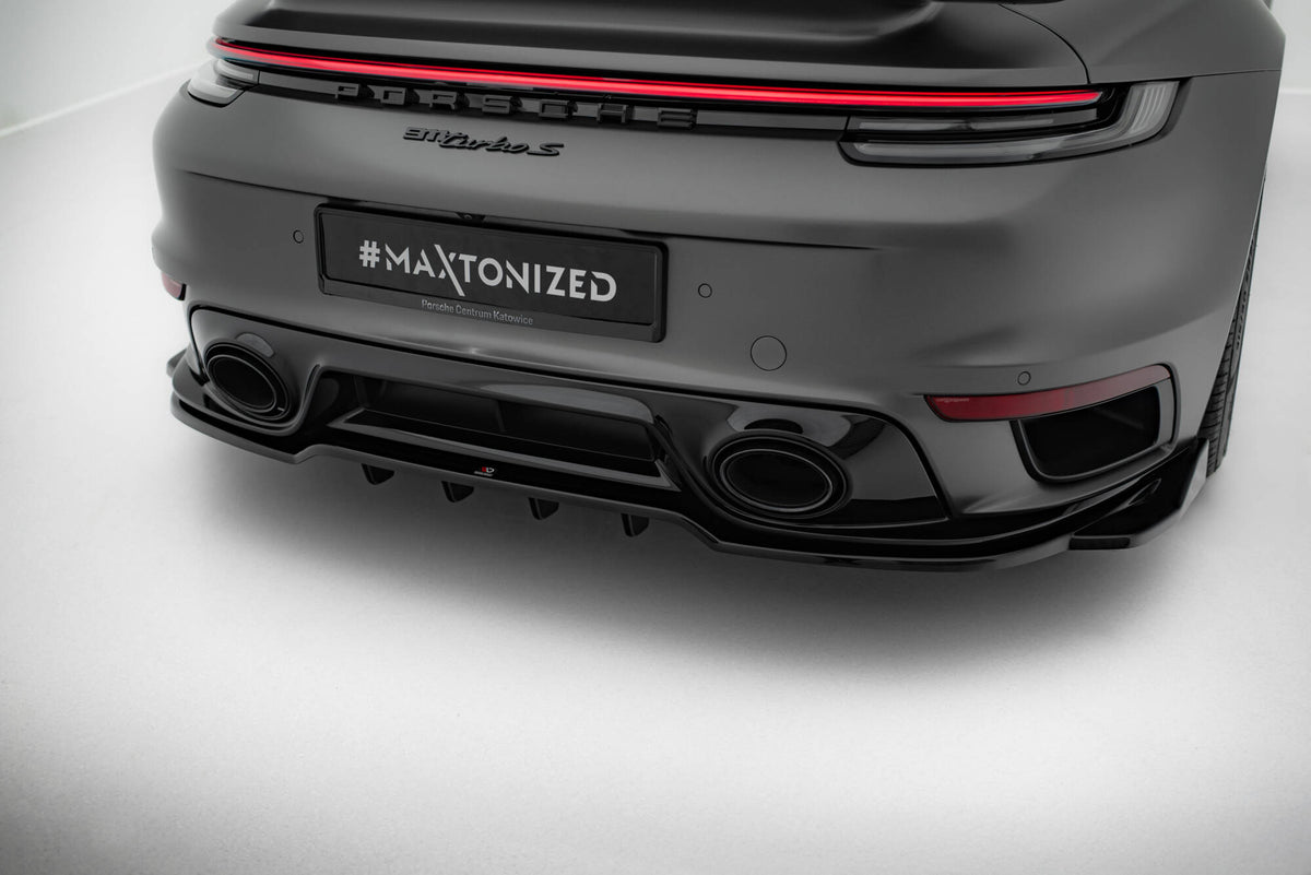 Maxton Design Splitter Post. - Porsche 911 Turbo S Sport Package - img 2