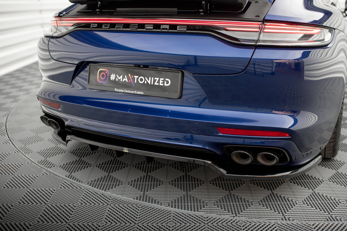 Maxton Design Splitter Post. - Porsche Panamera 971 Facelift E-Hybrid