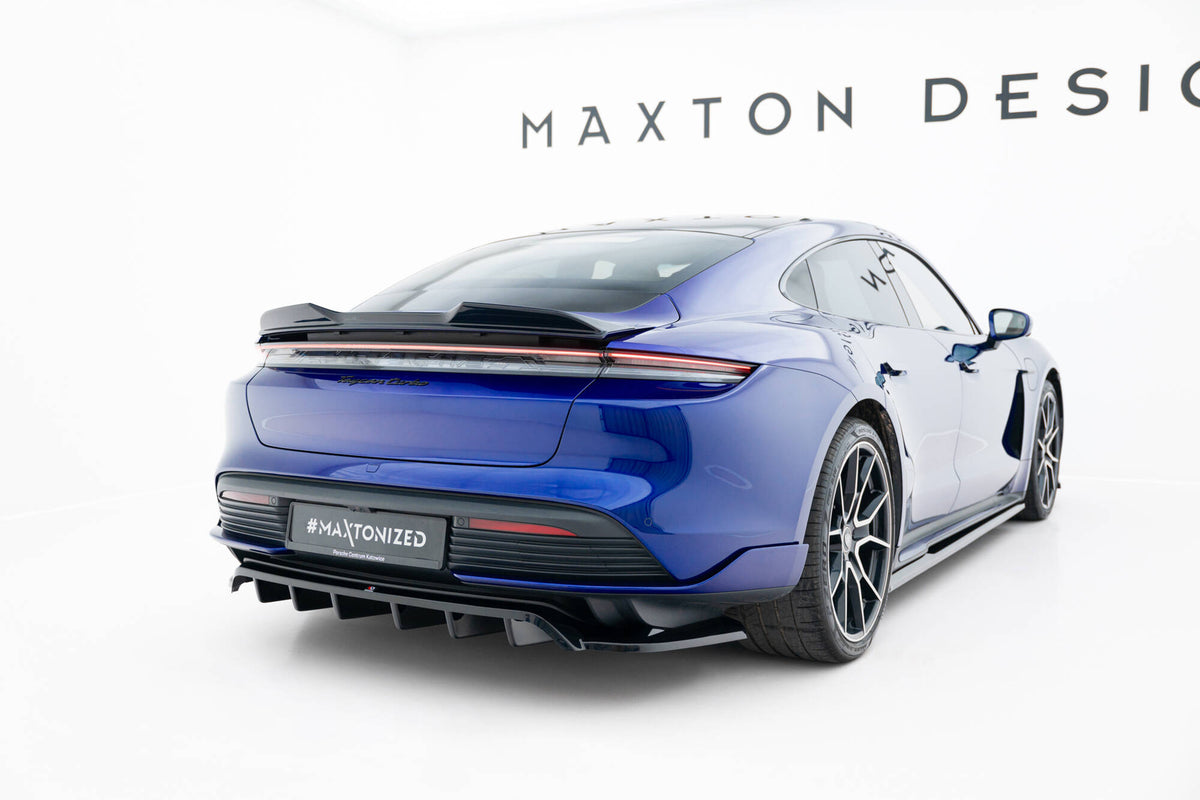 Maxton Design Splitter Post. - Porsche Taycan Mk1