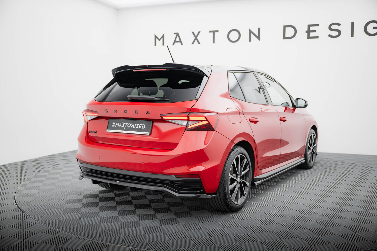 Maxton Design Splitter Post. - Skoda Fabia Mk4