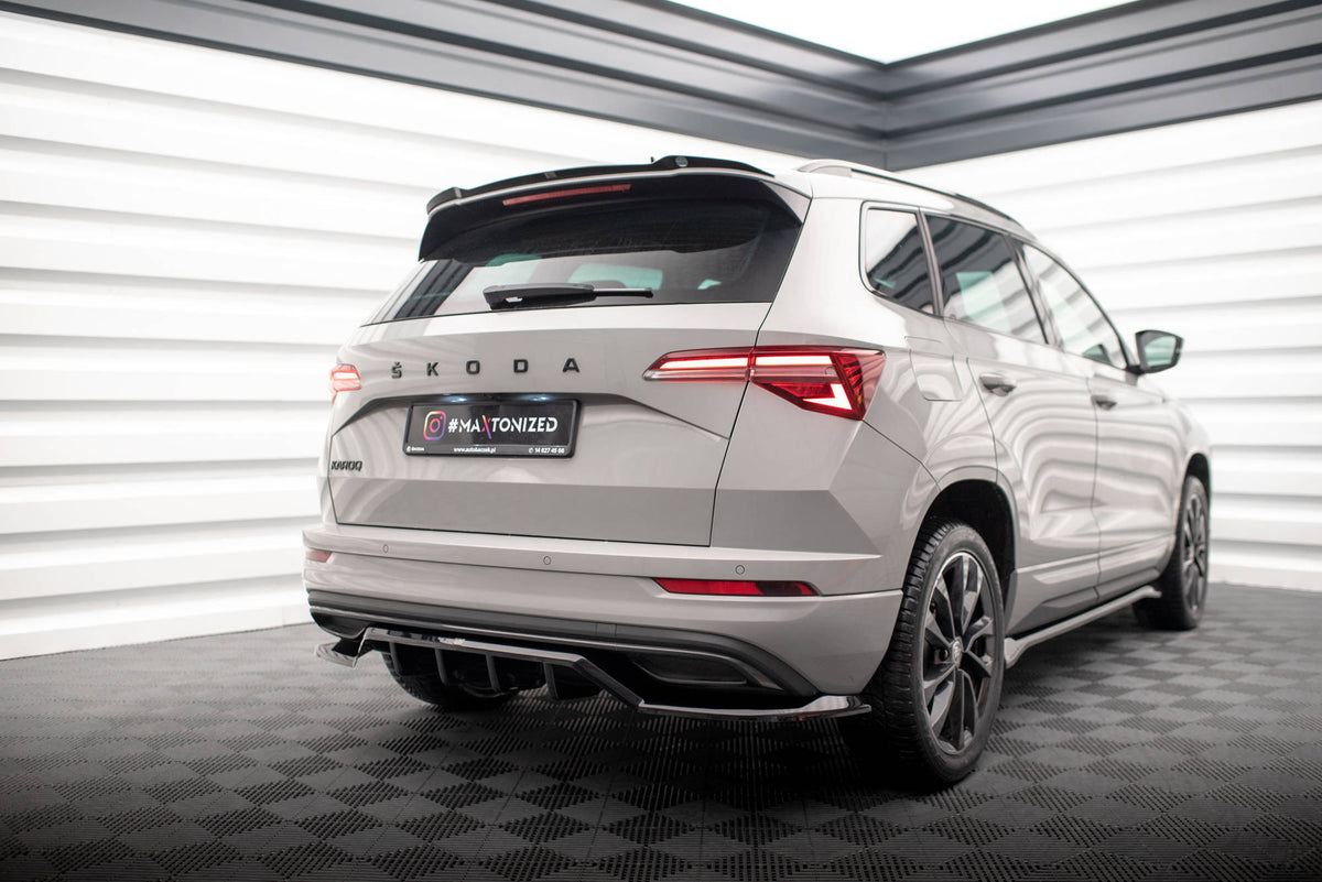 Maxton Design Splitter Post. - Skoda Karoq Sportline