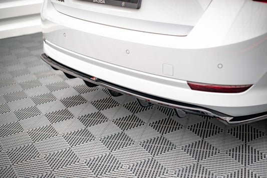 Maxton Design Splitter Post. - Skoda Octavia Mk4