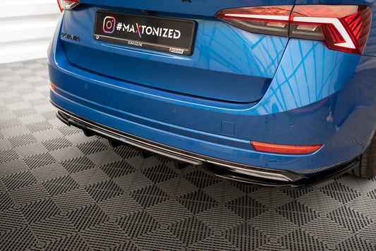 Maxton Design Splitter Post. - Skoda Octavia Mk4