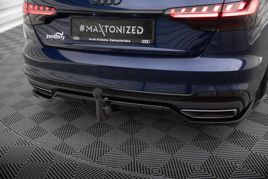 Maxton Design Splitter Post. V.2 - Audi A4 B9 Facelift