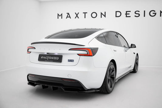 Maxton Design Splitter Post. V.2 - Tesla Model 3