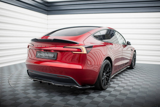 Maxton Design Splitter Post. V.2 - Tesla Model 3