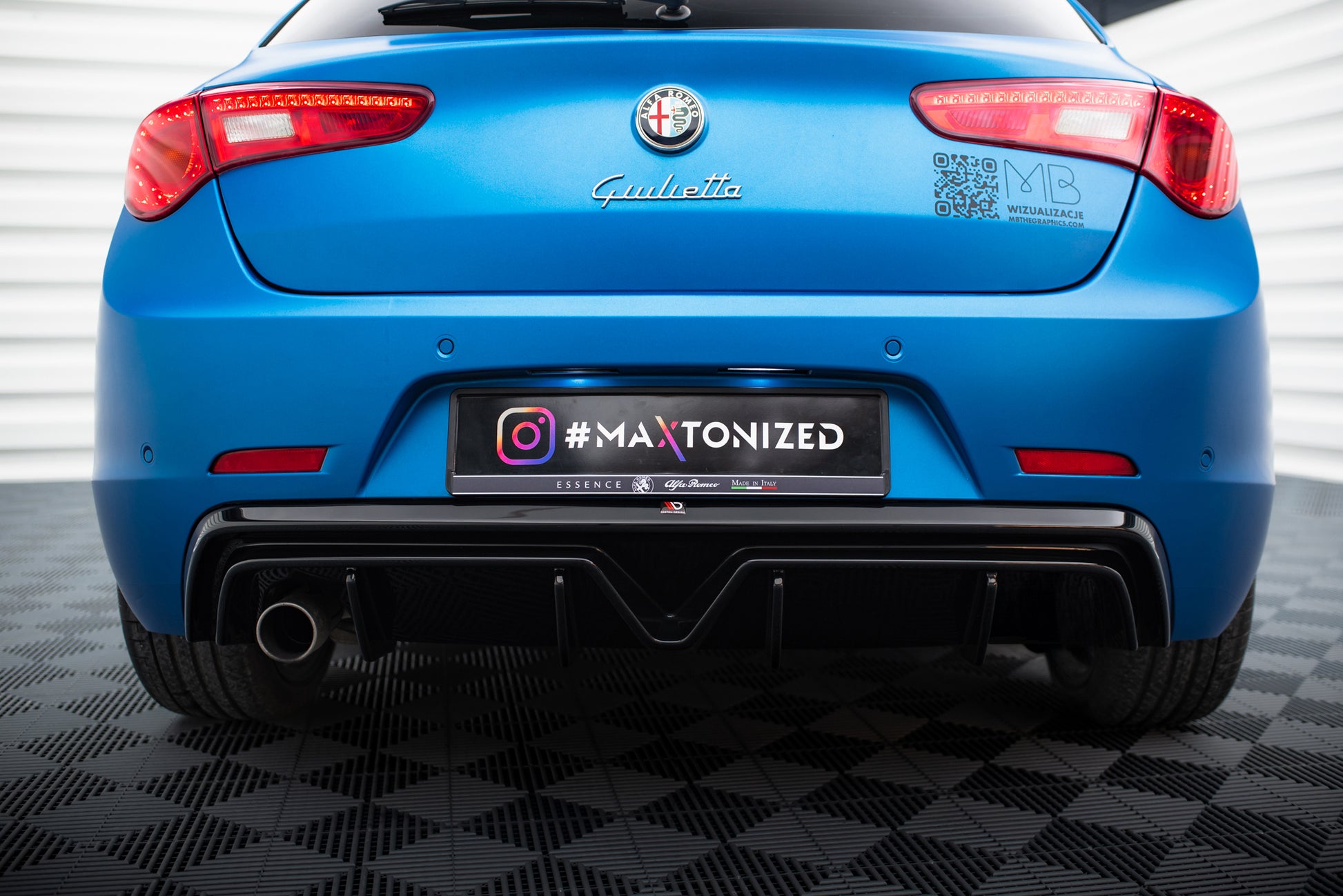 Maxton Design Pannello Sottoscocca Post. - Alfa Romeo Giulietta Facelift